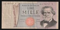 Italie 1.000 Lire ITALIEN - PICK 101 a - 1 000 LIRE - 25.3.1969 -