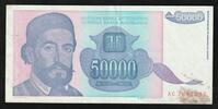Yougoslavie 50.000 Dinara Jugoslawien - PICK 130 - 50.000 DINARA - 1993 -