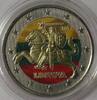 Lituanie 2 € commémorative LITUANIE - 2 EURO 2015 - CAVALIER - COLORISEE - SUP/FDC -