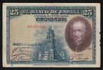 Espagne 25 Pesetas SPANIEN - PICK 74 b - 25 PESETAS - 15/08/1928 -