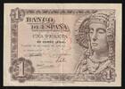 Espagne 1 Peseta SPANIEN - PICK 135 a - 1 PESETA - 19/06/1948 -