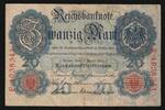 Allemagne 20 Mark DEUTSCHLAND - PICK 40 b - 20 MARK - 21/04/1910 -
