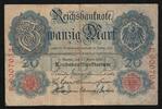 Allemagne 20 Mark DEUTSCHLAND - PICK 40 b - 20 MARK - 21/04/1910 -