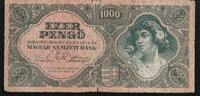 Hongrie 1000 Pengo UNGARN - PICK 118 a - 1000 PENGÖ - 15/07/1945 -