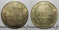France Komitat 51 - REIMS - KATHEDRALE NOTRE DAME - 800 JAHRE - 2011 - Frankreich in Medaillen -