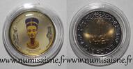 Egypte 1 Pound AGYPTEN - KM 940 a - 1 POUND 2008 - Schätze der Pharaonen - Büste der Nofretete -