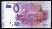 France 0 euro FRANKREICH - Komitat 36600 - VALENCAY - SCHLOSS - 2016-1 -