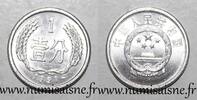 Chine 1 Fen CHINA - KM 1 - 1 FEN 1991 - TIAN'ANMEN -