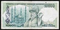 Turquie 10.000 Lira 1982 Türkei - PICK 199 b - 10 000 LIRA - L.1970 (198... 3,50 EUR  zzgl. 7,50 EUR Versand