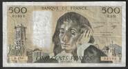 France 500 Francs FRANKREICH - PICK 156 - 500 FRANCS PASCAL - 08/01/1987 - B.250 -