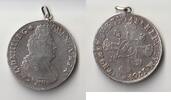 France Écu SILBERANHÄNGER - LUDWIG XIV. - ECU AUX 8 L - 1704 - TROYES - 27,18 g - 50 cm -