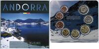 Andorre Coffrets Brillant Universel ANDORRA - EURO KURSMÜNZENSATZ 2023 - 8 MÛNZEN -