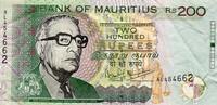 Ile Maurice 200 Rupees 2001 MAURITIUS - PICK 52 b - 200 RUPEES 2001 SS/VZ 12,00 EUR  zzgl. 7,50 EUR Versand