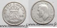 Grande-Bretagne 6 Pence VEREINIGTES KÖNIGREICH - KM 853 - 6 PENCE 1946 - George VI -