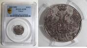 10 Groszy 1840 Pologne POLEN - KM 113a - 10 GROSZY 1840 MW - PCGS AU 50 SS/VZ