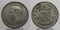 Grande-Bretagne 6 Pence GROSSBRITANNIEN - KM 852 - 6 PENCE 1941 - GEORG VI -