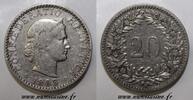 Suisse 20 Rappen SCHWEIZ - KM 29 - 20 RAPPEN 1893 B - LIBERTAS -