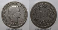 Suisse 10 Rappen SCHWEIZ - KM 27 - 10 RAPPEN 1899 - LIBERTAS -