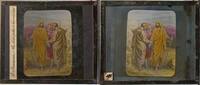 Fotografische Platte - Hofmann - Die Jünger von Emmaus -