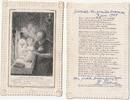 France Frommes BILD – DIE HEILIGE EUCHARISTIE, GERETTET VON EINEM KIND - SPITZE - ERINNERUNG AN DIE ERSTE KOMMUNION - 3. JUNI 1956 -