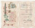 France Frommes BILD – ERINNERUNG AN DIE 1. KOMMUNION – LUCIEN BOUTILLIER – KIRCHE MESNIL-CONTEVILLE – 11. JULI 1897 -