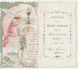 France Frommes BILD – ERINNERUNG AN DIE 1. KOMMUNION – MARIE GRANDRIE - KIRCHE DES HEILIGEN SEVER VON ROUEN - 13. JUNI 1906 -