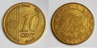 Lettonie 10 Cents LETTLAND – 10. JAHRHUNDERT 2004 – TEST -