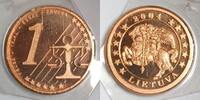 Lituanie 1 Cent LITAUEN – 1. JAHRHUNDERT 2004 – TEST -