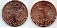 Malte 5 Cent MALTA - KM 127 - 5 CENT 2008 - MNAJDRA TEMPLE -