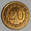 France SPIELTOKEN – 20 FRANKEN -