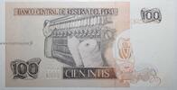 Pérou 100 Intis PERU - PICK 133 - 100 INTIS - 26/06/1987 -