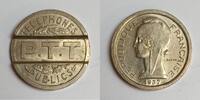 France TOKEN - ÖFFENTLICHE TELEFONE - P.T.T. - 1937 -