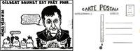 France FREEMACONS - NIMES - LIVED N26 - DOPPELKARTE - N1 - GILBERT BAUMET - 1989 -