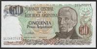 Argentine 50 Pesos ARGENTINIEN - PICK 314 - 50 PESOS ARGENTINOS (1983-85 ) -