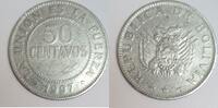 Bolivie 50 Centavos BOLIVIEN - KM 204 - 50 CENTAVOS 1997 -