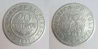 Bolivie 20 Centavos BOLIVIEN - KM 203 - 20 CENTAVOS 1987 -