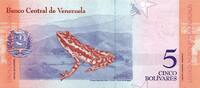 Venezuela 5 Bolivares VENEZUELA – PICK 102 - 5 BOLIVARES - Jose Felix Ribas (1775-1845) - FROSCH - 2018 -