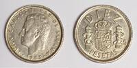 Espagne 10 Pesetas SPANIEN - KM 827 - 10 PESETAS 1983 - Diez MODEL - JUAN CARLOS I -
