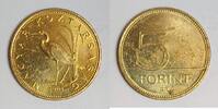 Hongrie 5 Forint UNGARN – KM 694 – 5 FORINT 2001 – GROSSER WEIßER REIHER -