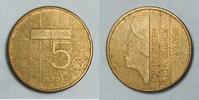 Pays Bas 5 Gulden NIEDERLANDE - KM 210 - 5 GULDEN 1988 - BEATRIX -