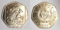 Chypre 50 Cent ZYPERN - KM 66 - 50 CENTS 2004 -