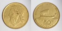 Grèce 50 Drachmes GRIECHENLAND – KM 147 – 50 DRACHMEN – HOMERE – 1998 -