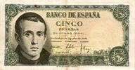 Espagne 5 Pesetas copy of SPANIEN - PICK 140a - 5 PESETAS - 16/08/1951 -