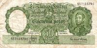 Argentine 50 Pesos ARGENTINIEN – PICK 271 – 50 PESOS – UNDATIERT (1955-68) – SERIE C -