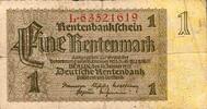 Allemagne 1 Rentenmark DEUTSCHLAND - PICK 173 b - 1 RENTENMARK - 30/01/1937 -