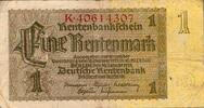 Allemagne 1 Rentenmark DEUTSCHLAND - PICK 173 b - 1 RENTENMARK - 30/01/1937 -