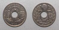 France 5 Centimes FRANKREICH - KM 866a - 10 CENTIMES 1938 - TYP LINDAUER - Offset um 5 Uhr -