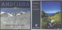 Andorre Coffrets Brillant Universel ANDORRE - COFFRET EURO BRILLANT UNIVERSEL 2014 - 8 PIECES (3.88 euros) -
