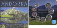 Andorre ANDORRA - COFFRET EURO BRILLANT UNIVERSEL 2017 - 8 PIECES (3.88 euros) -