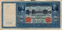 Allemagne 100 Mark DEUTSCHLAND - PICK 42 - 100 MARK - 21/04/1910 -